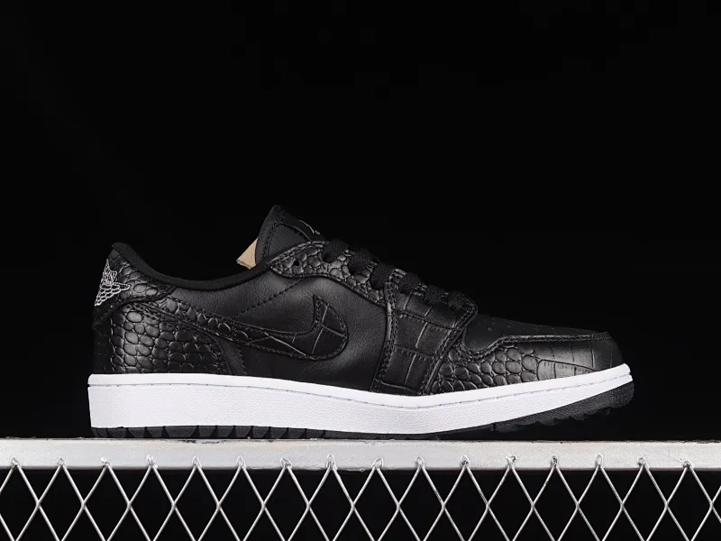 All categories Air Jordan Jordan series basketball shoes Air Jordan 1 Low Air Jordan 1 Low Golf "Black Snake Pattern" AJ1 Joe 1 new golf version black snake pattern DD9315-003